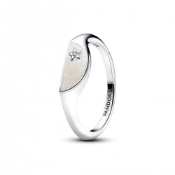 Pandora ME Halved Enamel Signet Ring