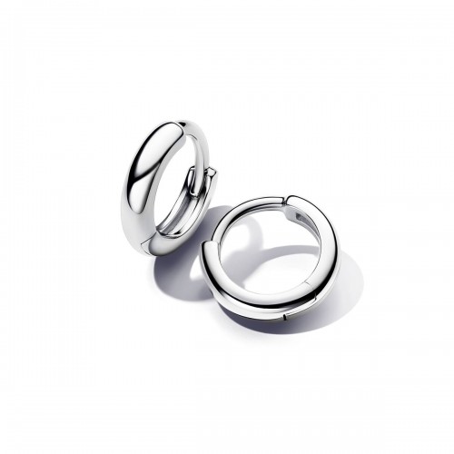 Pandora Round Huggie Hoop Earrings Pandora Round Huggie Hoop Earrings