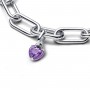 Pandora ME Purple Chakra Heart Mini Dangle Charm Pandora ME Purple Chakra Heart Mini Dangle Charm