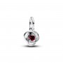 Pandora January Red Eternity Circle Dangle Charm