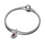 Pandora January Red Eternity Circle Dangle Charm