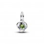 Pandora August Spring Green Eternity Circle Dangle Charm