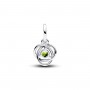 Pandora August Spring Green Eternity Circle Dangle Charm