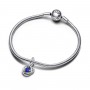 Pandora September Blue Eternity Circle Dangle Charm