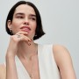 Pandora Round Huggie Hoop Earrings Pandora Round Huggie Hoop Earrings