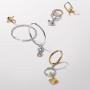 Pandora Moments 18 mm Charm Hoop Earrings