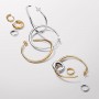 Pandora Round Huggie Hoop Earrings Pandora Round Huggie Hoop Earrings