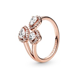 Pandora Geometric Shapes Open Ring