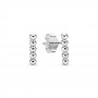 Pandora Row of Beads Stud Earrings