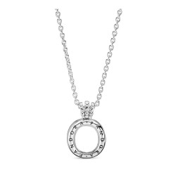 Pandora Lockets Crown O Necklace