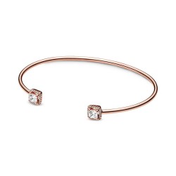 Pandora Square Sparkle Open Bangle