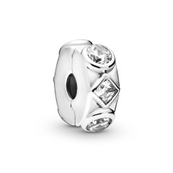 Pandora Geometric Shapes Clip Charm