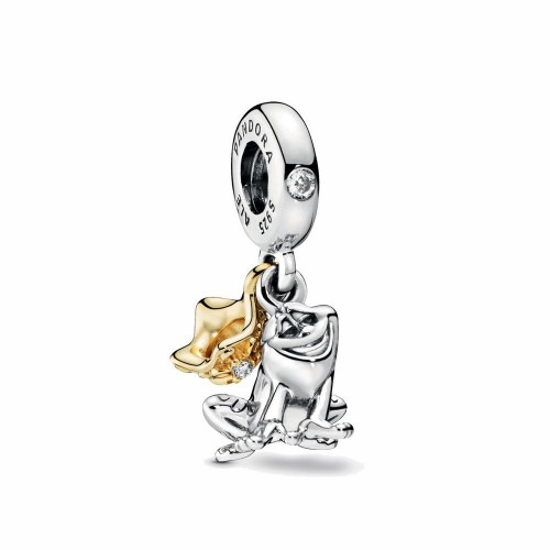 Pandora Disney Princess Tiana Frog Prince Dangle Charm Pandora Disney Princess Tiana Frog Prince Dangle Charm