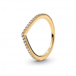 Pandora Sparkling Wishbone Ring