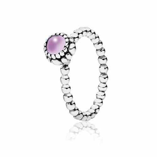 Pandora Birthday Blooms Ring, February, Amethyst Pandora Birthday Blooms Ring, February, Amethyst