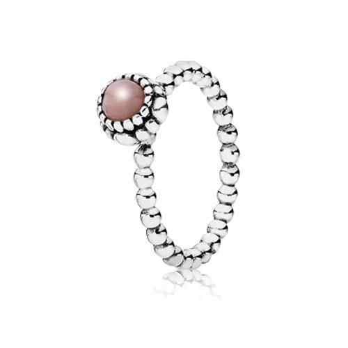 Pandora Birthday Blooms Ring, October, Opal Pandora Birthday Blooms Ring, October, Opal