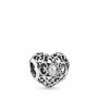 Pandora April Signature Heart Charm