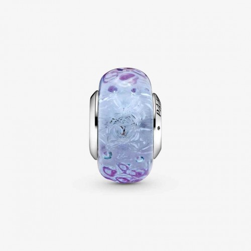 Pandora Wavy Lavender Murano Glass Charm