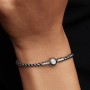 Pandora Black Cord Box Chain Bracelet Pandora Black Cord Box Chain Bracelet