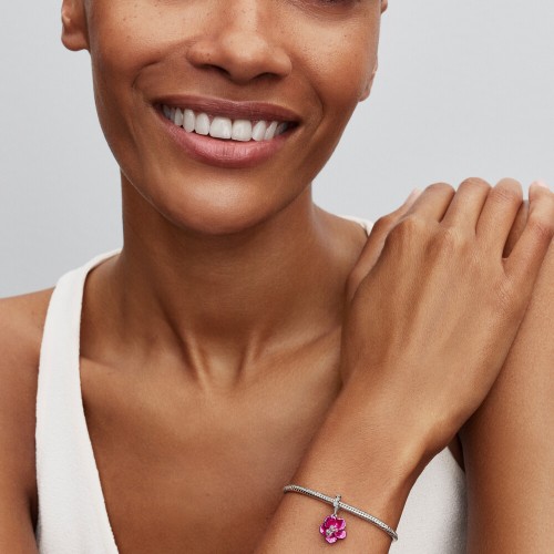 Pandora Hibiscus Dangle Charm Pandora Hibiscus Dangle Charm