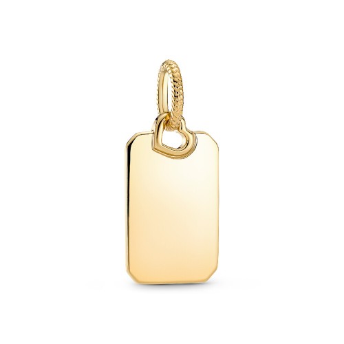 Pandora Engravable Rectangle Tag Pendant Pandora Engravable Rectangle Tag Pendant