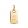 Pandora Engravable Rectangle Tag Pendant Pandora Engravable Rectangle Tag Pendant