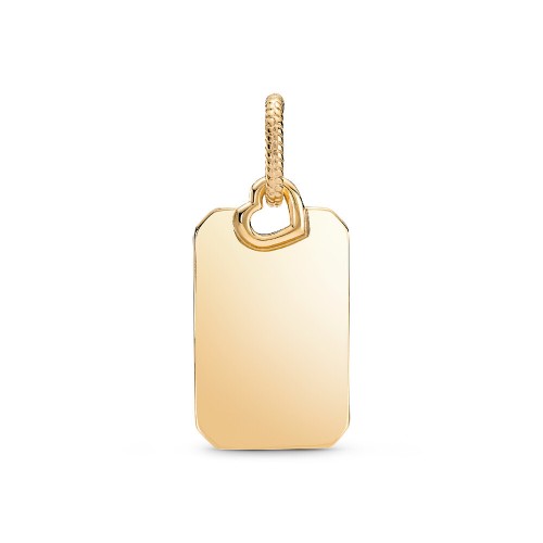Pandora Engravable Rectangle Tag Pendant Pandora Engravable Rectangle Tag Pendant