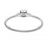 Pandora Moments Heart & Snake Chain Bracelet Pandora Moments Heart & Snake Chain Bracelet