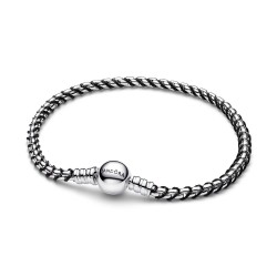 Pandora Black Cord Box Chain Bracelet Pandora Black Cord Box Chain Bracelet