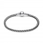 Pandora Black Cord Box Chain Bracelet Pandora Black Cord Box Chain Bracelet