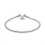 Pandora Moments Engravable Heart Clasp Snake Chain Bracelet Pandora Moments Engravable Heart Clasp Snake Chain Bracelet