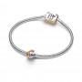 Pandora Disney Princesses Ariel Shell Lab-Grown Diamond Two-Tone Charm Pandora Disney Princesses Ariel Shell Lab-Grown Diamond Two-Tone Charm