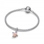 Pandora 2026 Pink Sea Turtle Lab-grown Diamond Dangle Charm