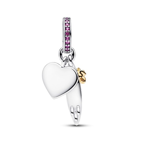 Pandora Surf Board Double Dangle Charm Pandora Surf Board Double Dangle Charm