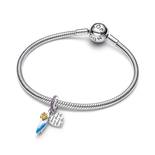 Pandora Surf Board Double Dangle Charm Pandora Surf Board Double Dangle Charm