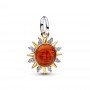 Pandora Swirling Sun Two-Tone Dangle Charm