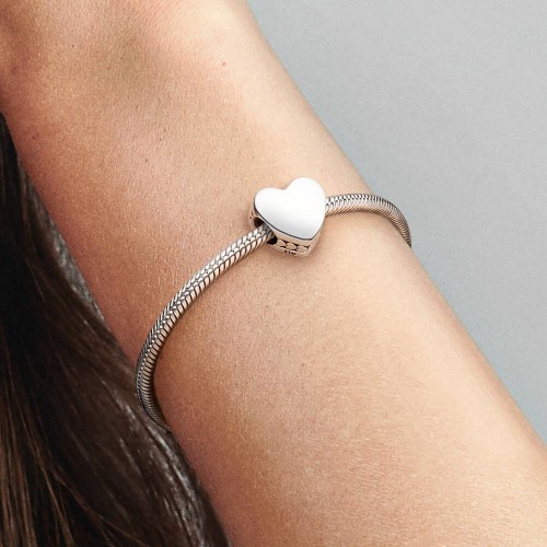 Pandora Engravable Heart Charm Pandora Engravable Heart Charm
