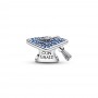 Pandora Sparkling Blue 2026 Graduation Cap Charm Pandora Sparkling Blue 2026 Graduation Cap Charm