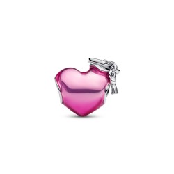 Pandora Graduation 2026 Pink Heart Charm