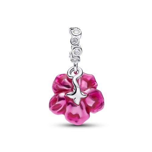 Pandora Hibiscus Dangle Charm Pandora Hibiscus Dangle Charm