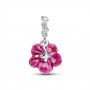 Pandora Hibiscus Dangle Charm Pandora Hibiscus Dangle Charm