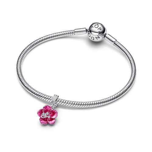 Pandora Hibiscus Dangle Charm Pandora Hibiscus Dangle Charm
