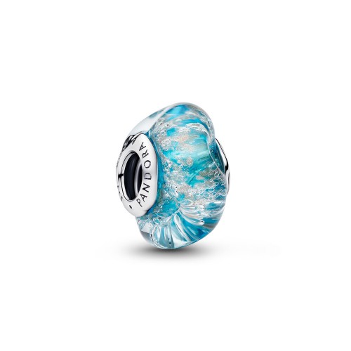 Pandora Turquoise Murano Glass & Glitter Charm Pandora Turquoise Murano Glass & Glitter Charm