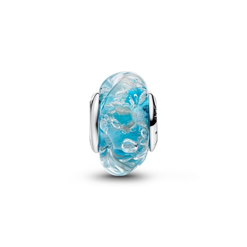 Pandora Turquoise Murano Glass & Glitter Charm Pandora Turquoise Murano Glass & Glitter Charm