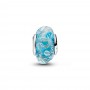 Pandora Turquoise Murano Glass & Glitter Charm Pandora Turquoise Murano Glass & Glitter Charm