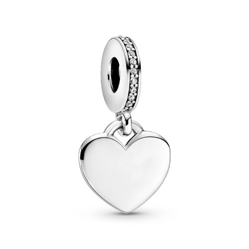 Pandora Engravable Heart Tag Dangle Charm Pandora Engravable Heart Tag Dangle Charm