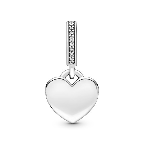 Pandora Engravable Heart Tag Dangle Charm Pandora Engravable Heart Tag Dangle Charm