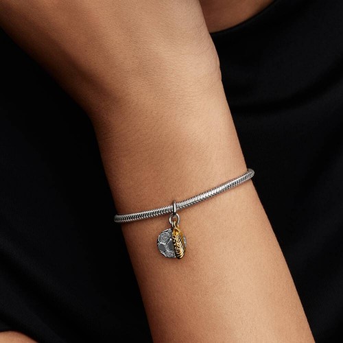 Pandora Soccer Shoe Double Dangle Charm Pandora Soccer Shoe Double Dangle Charm