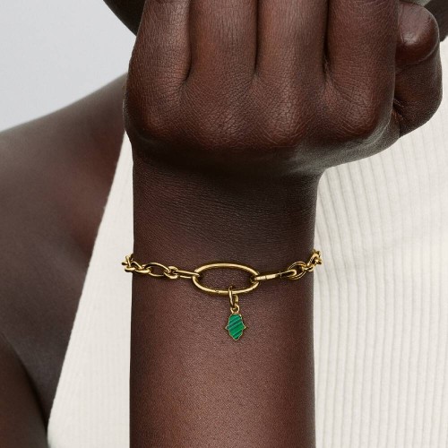 Pandora Green Hamsa Hand Mini Dangle Charm Pandora Green Hamsa Hand Mini Dangle Charm