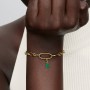 Pandora Green Hamsa Hand Mini Dangle Charm Pandora Green Hamsa Hand Mini Dangle Charm